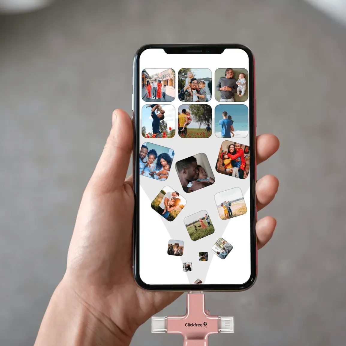 256GB Universal Photo and Video Storage Device for Phones, Tablets, and Computers