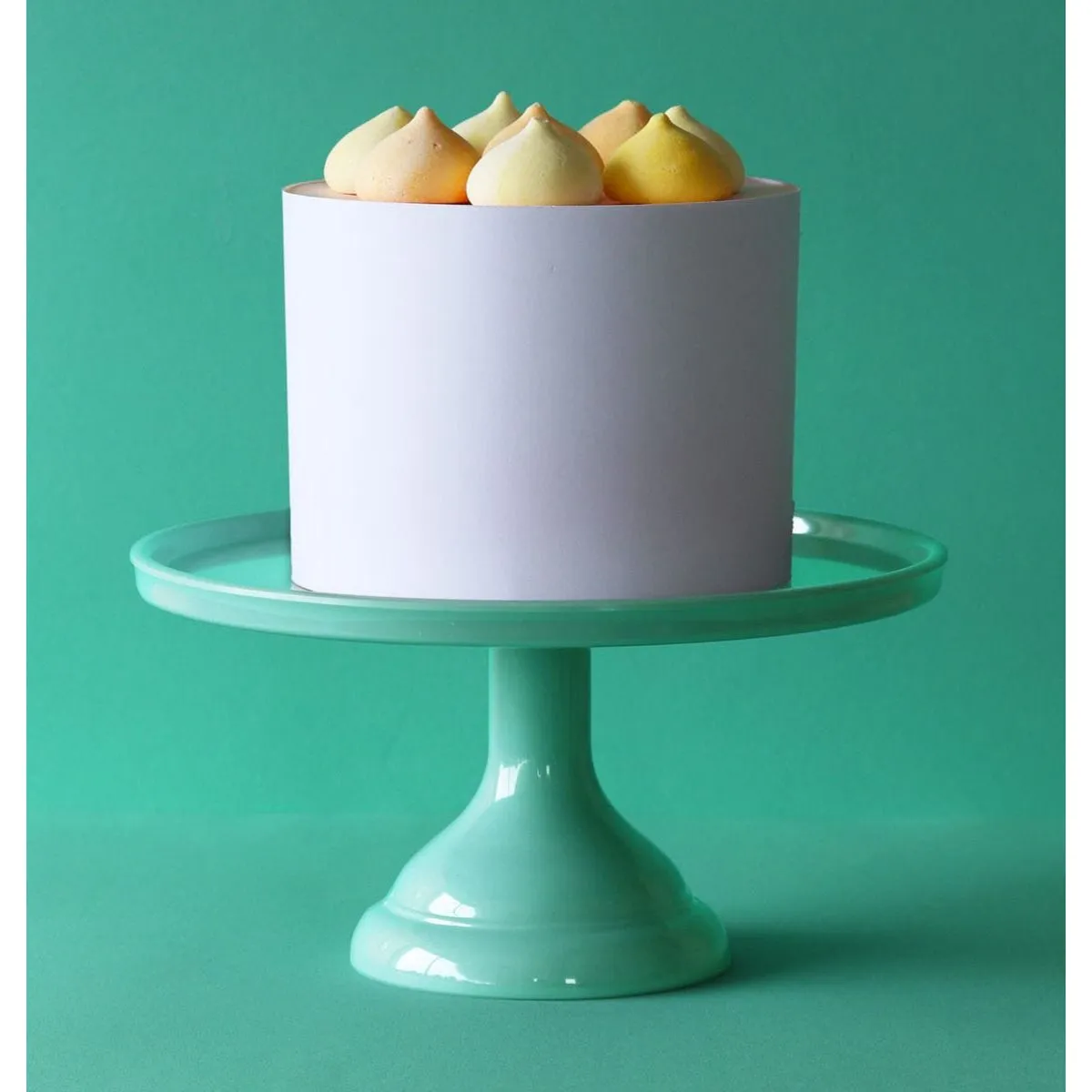 A Little Lovely Company Cake Stand: Small - Mint