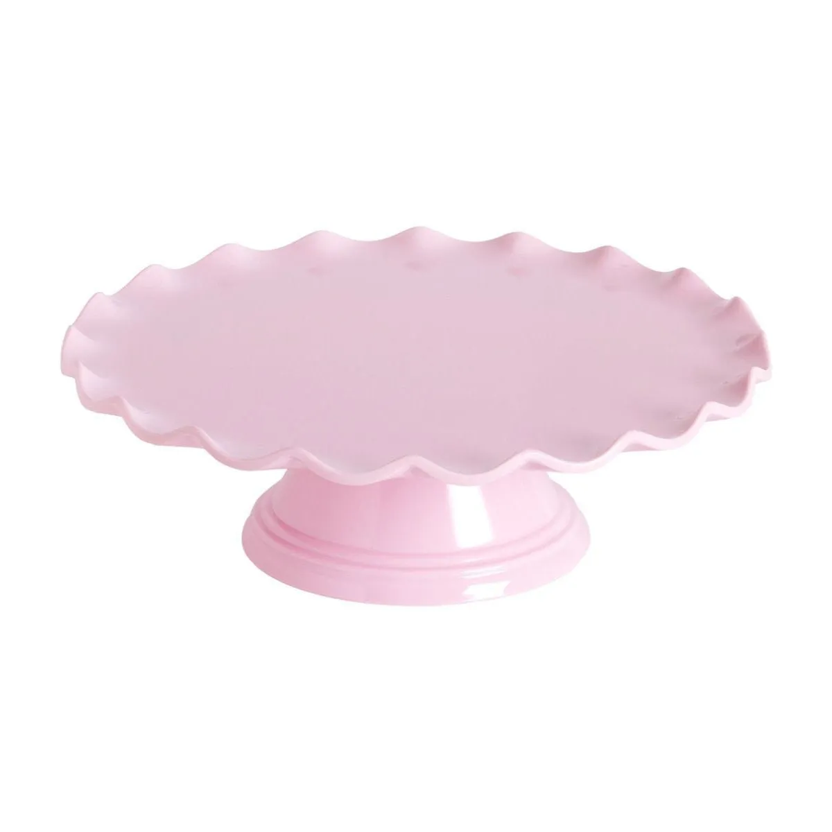 A Little Lovely Company Cake Stand: Wave – Pink