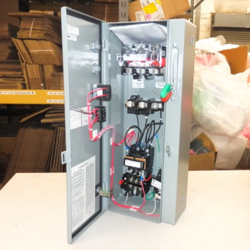 ABB 30A 600V Combination Motor Starter CR308BT94R34DAL1A