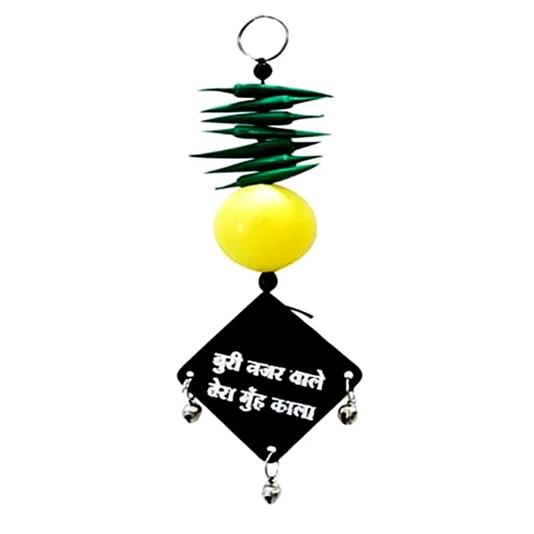 AFH Buri Nazar Wale Tera MUH Kala Nazar Suraksha Car Home Hanging Ornament