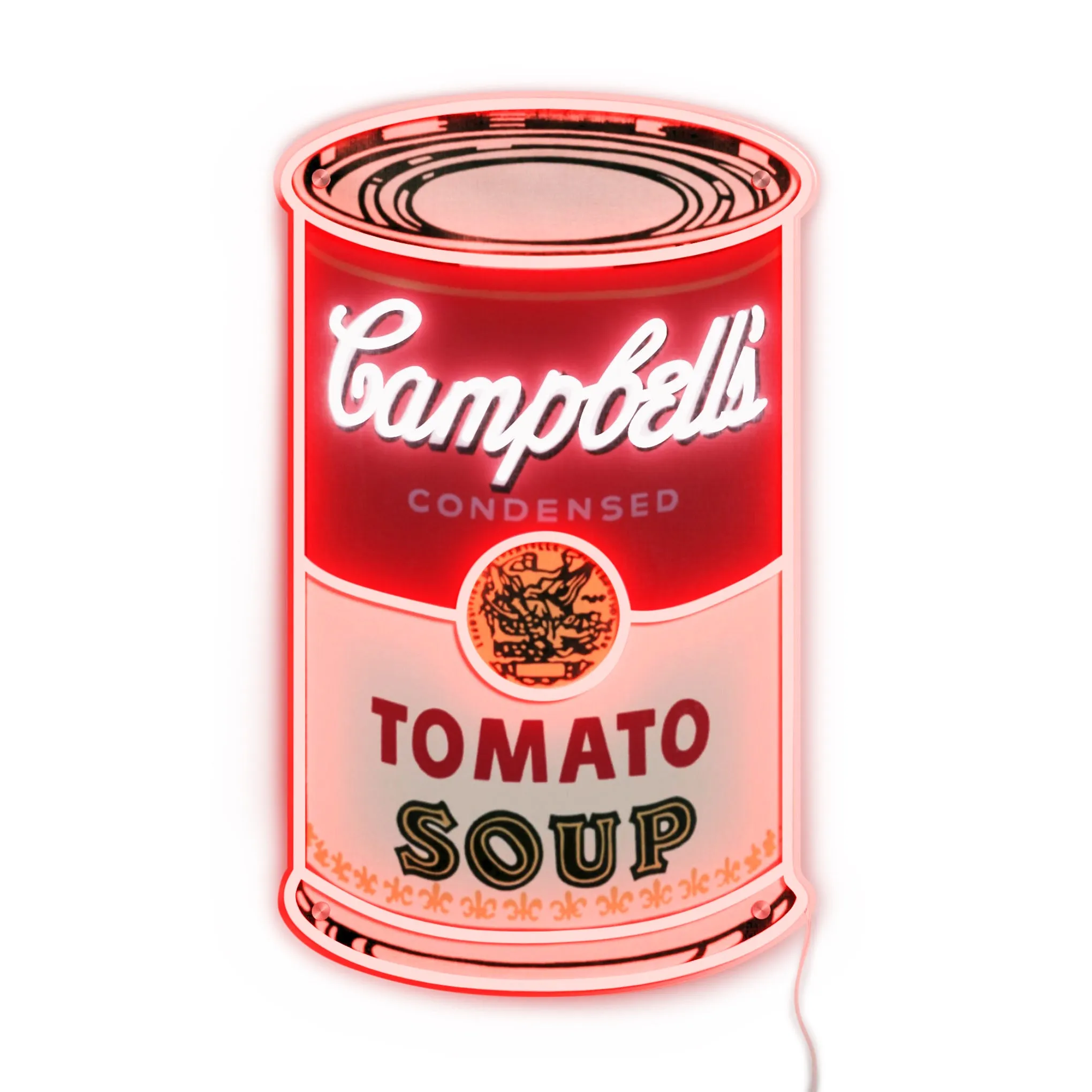 Andy Warhol Tomato Soup Can Neon Sign