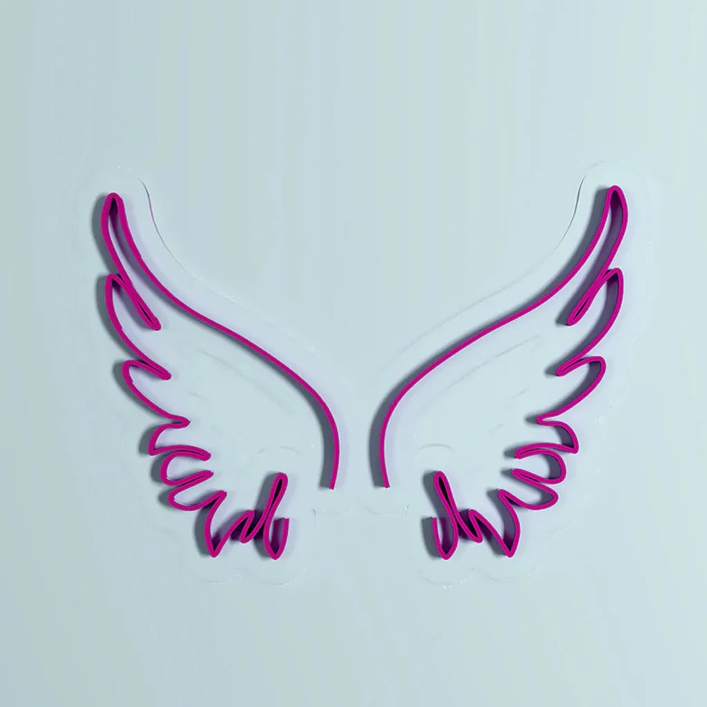 Angel Wings Design Neon LED Light