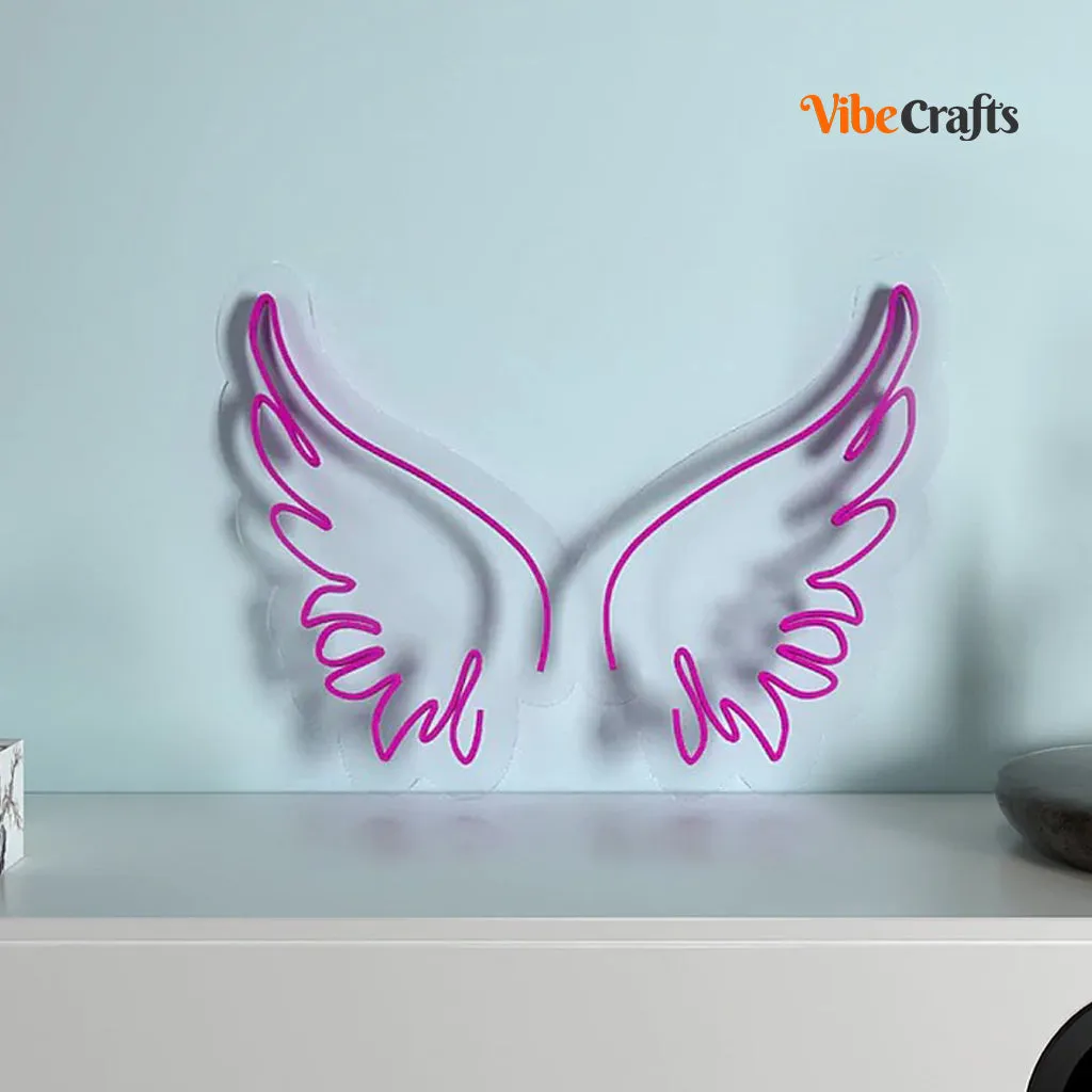 Angel Wings Design Neon LED Light