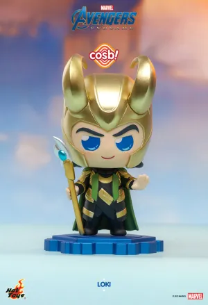 avengers: endgame cosbi mini figure loki 8 cm  figurines  marvel  figure