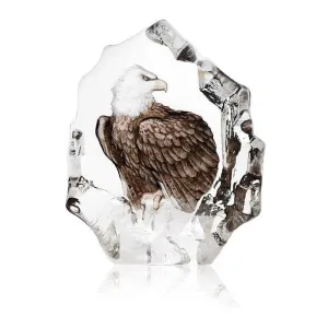 Bald Eagle Crystal Sculpture