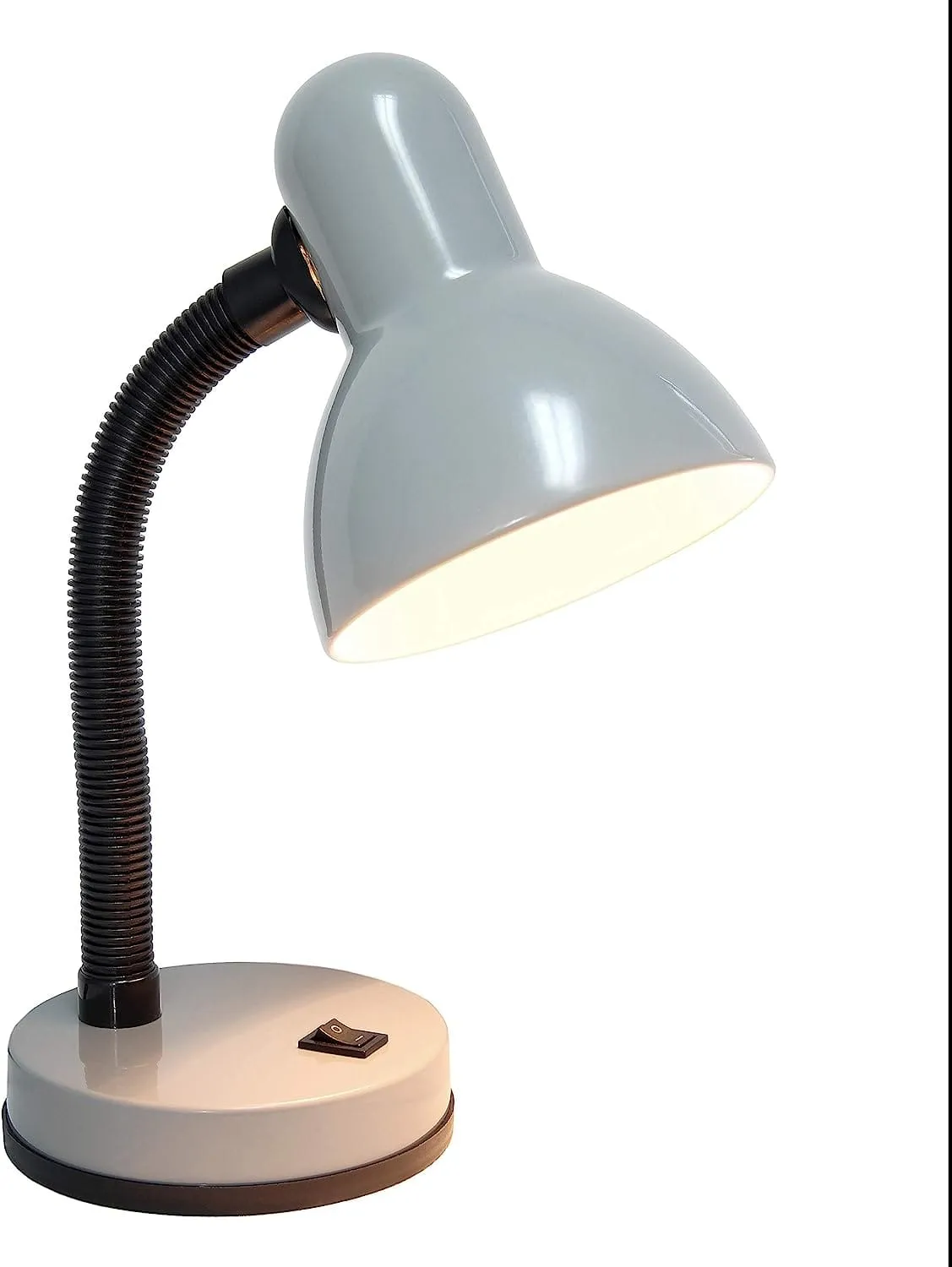 Basic Metal Flexible Hose Neck Desk Lamp - Provides bright illumination for any workspace, and its adjustable arm and head make it easy to direct light where needed - A functional desk lamp to meet your basic lighting needs - 8685327687947