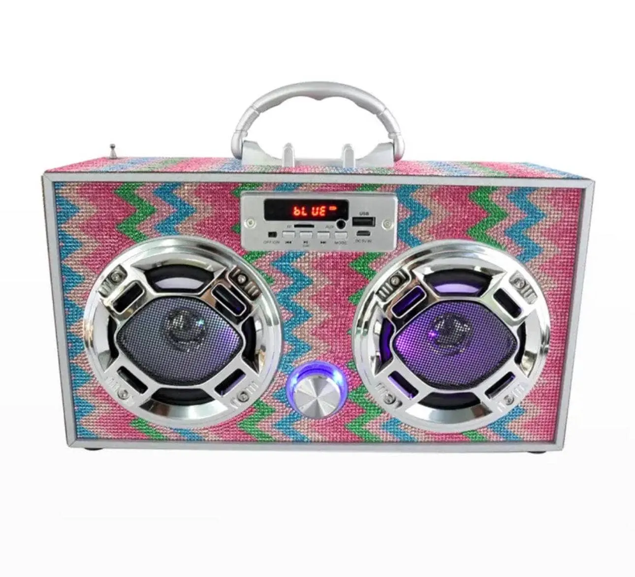 Bling LED BoomBox Speakers