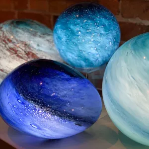 Blown Glass Orb Lights