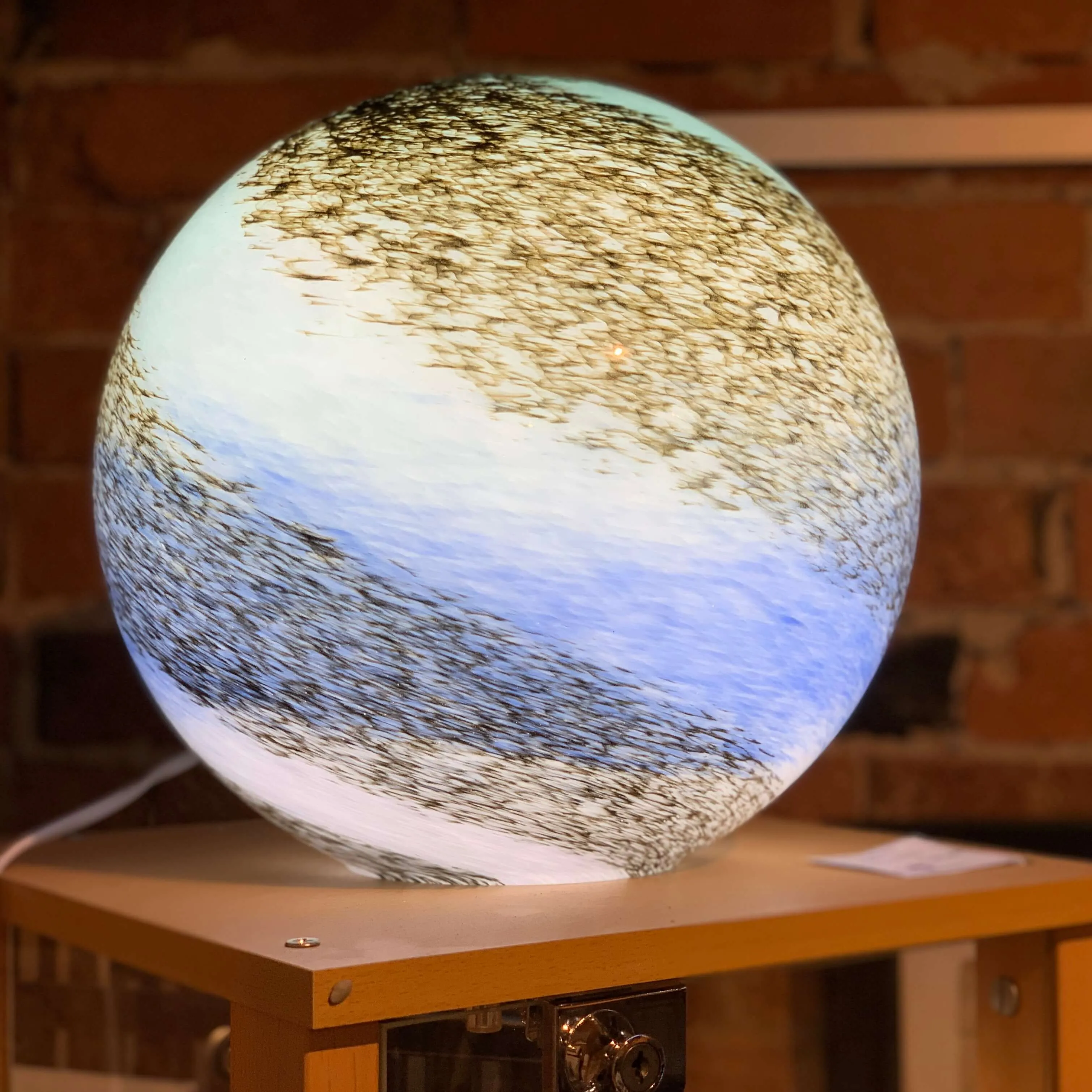 Blown Glass Orb Lights