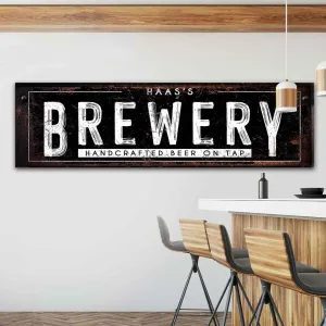 Brewery Bar Signs Personalized