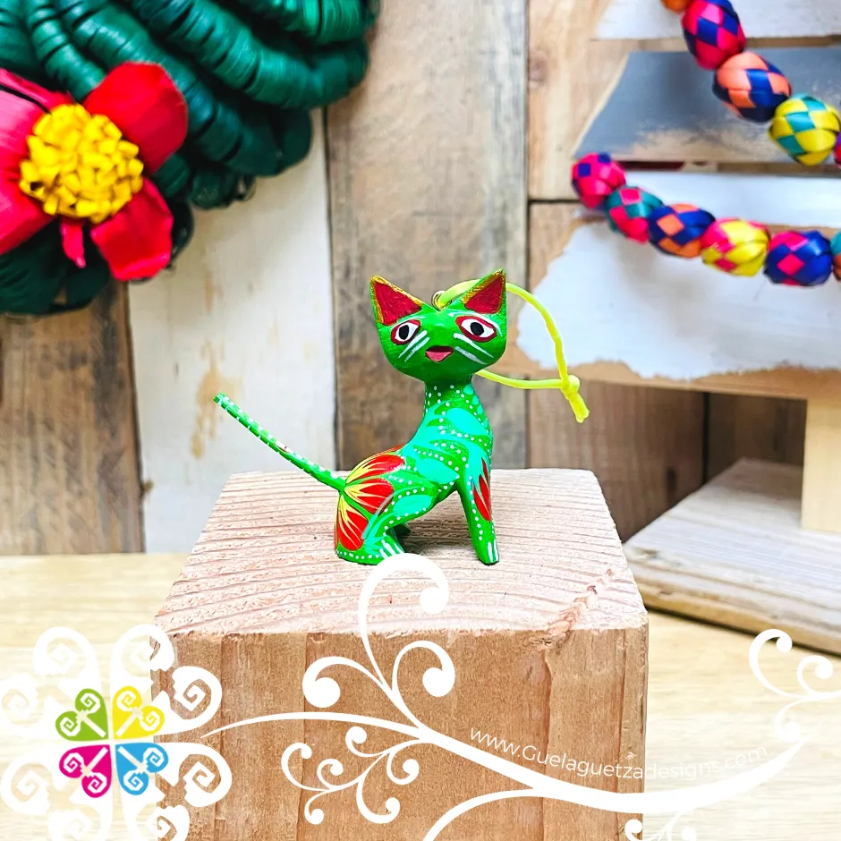 Cat Alebrije - Christmas Mexican Ornament