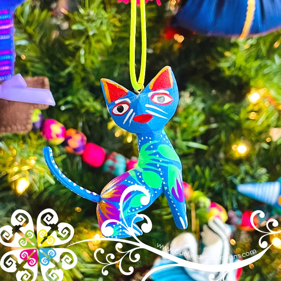 Cat Alebrije - Christmas Mexican Ornament