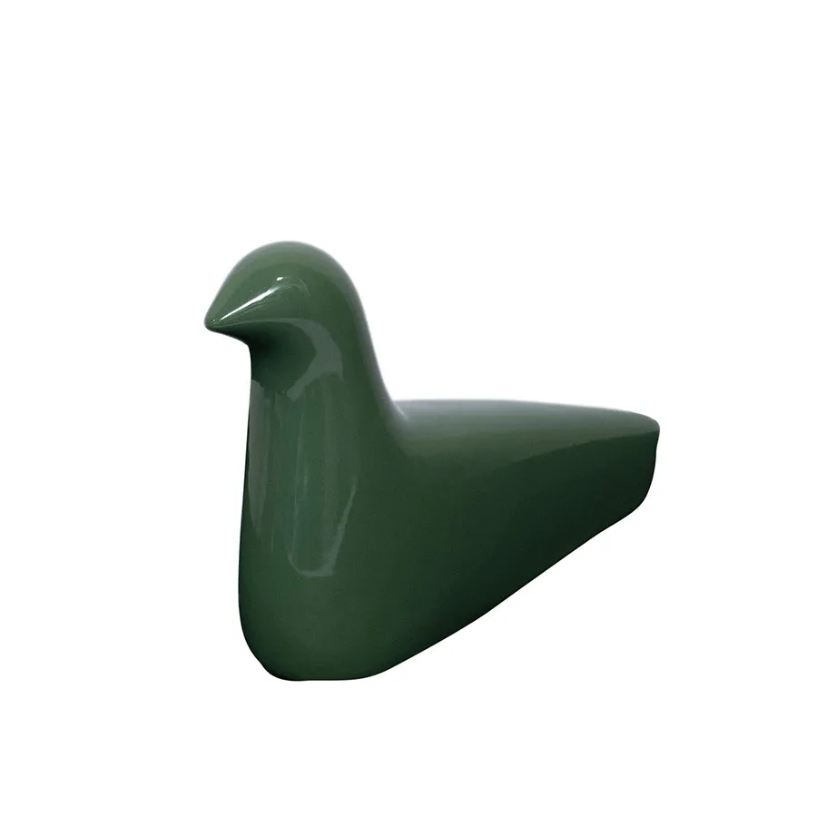 Ceramic Glossy Bird Figure