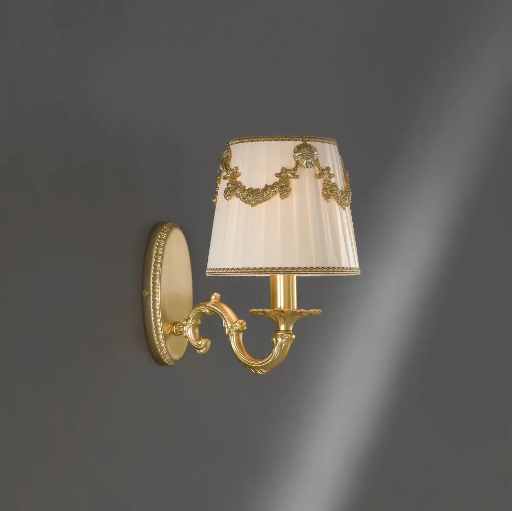 Classic Gold Shaded Wall Light