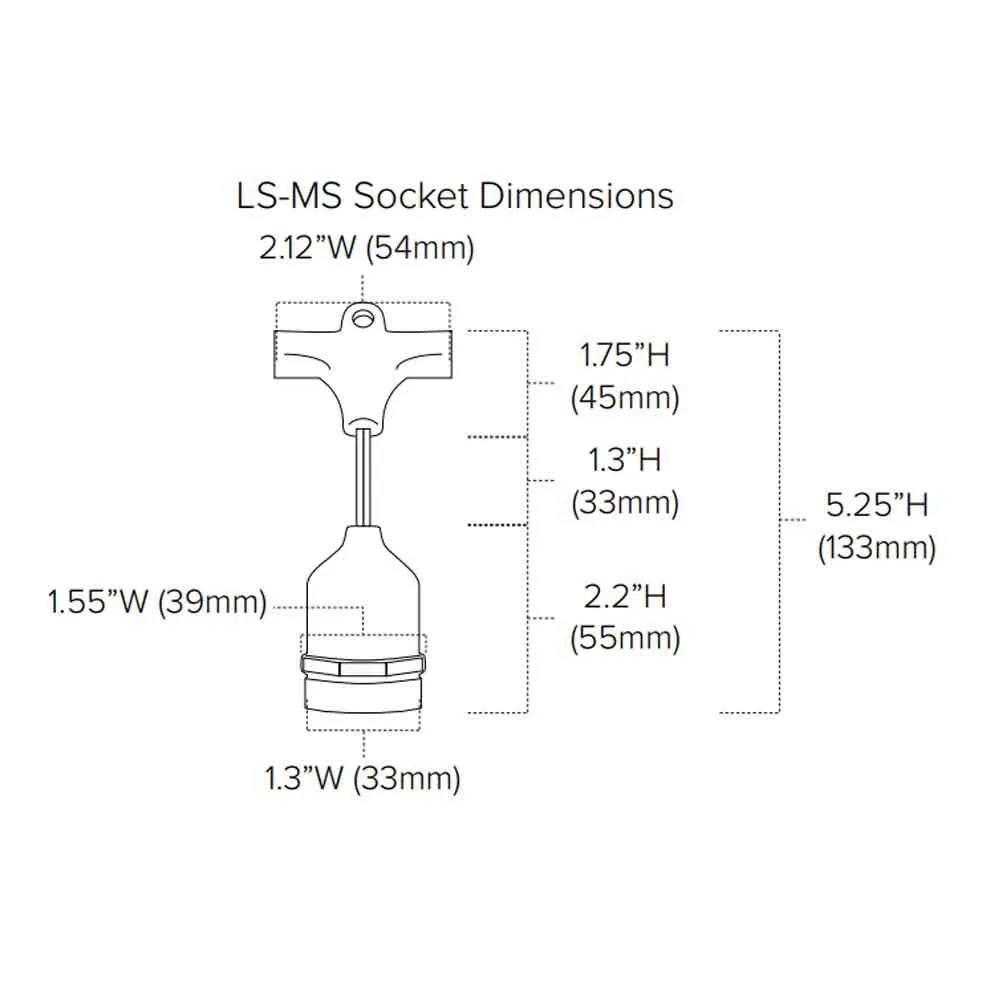 Commercial Grade LED String light, 330 Feet, 165 sockets, Suspended, E26 Medium Base