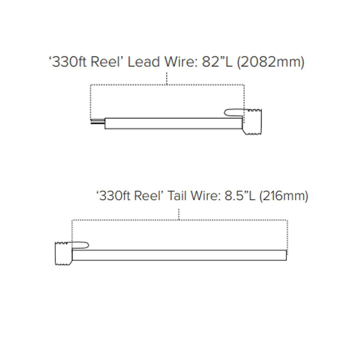 Commercial Grade LED String light, 330 Feet, 165 sockets, Suspended, E26 Medium Base