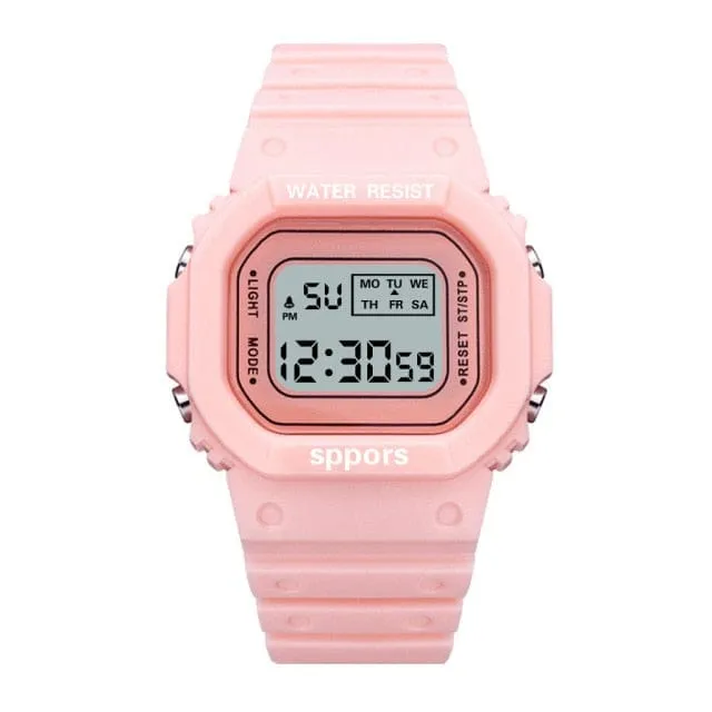 Cute Pastel Digital Watch