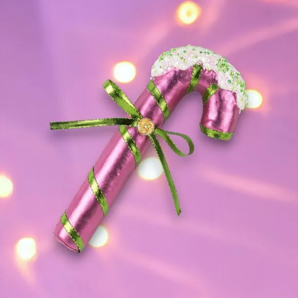 December Diamonds Citrus Sweets 8.5" Candy Cane Orn