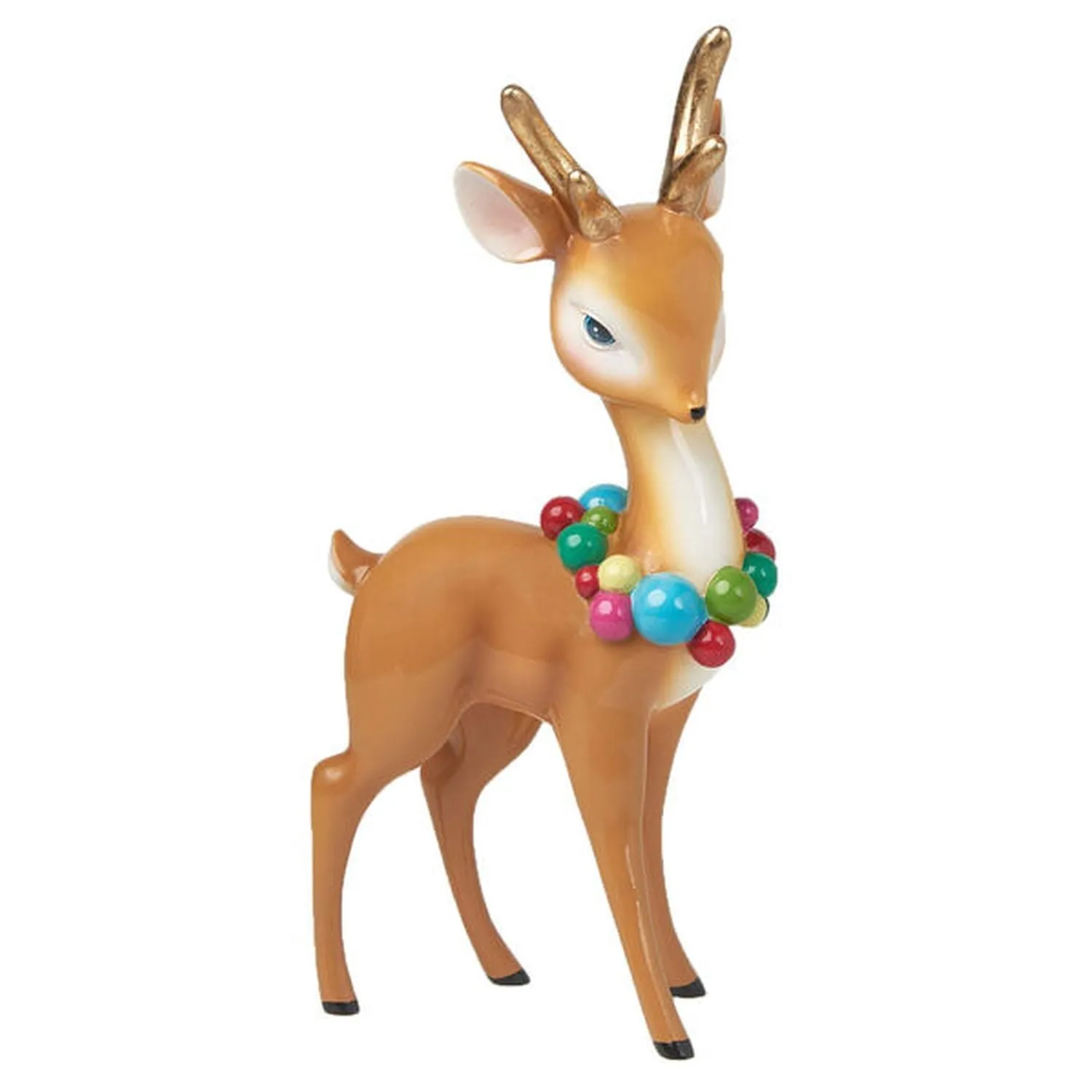 December Diamonds Fun At The North Pole Retro Deerr Standing Figurine