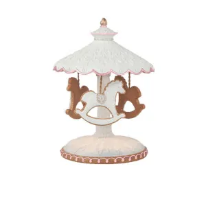 December Diamonds Gingerbread Village Gingerbread Carousel With Music