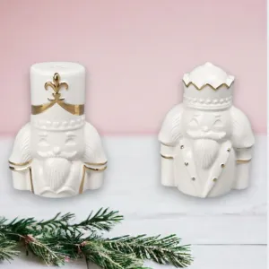 December Diamonds Gingerbread Village Gingerbread Set Nutcracker Salt & Pepper