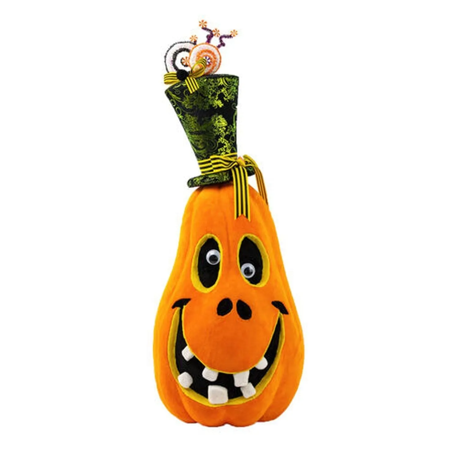 December Diamonds Halloween Carnival 24" Funny Face Pumpkin