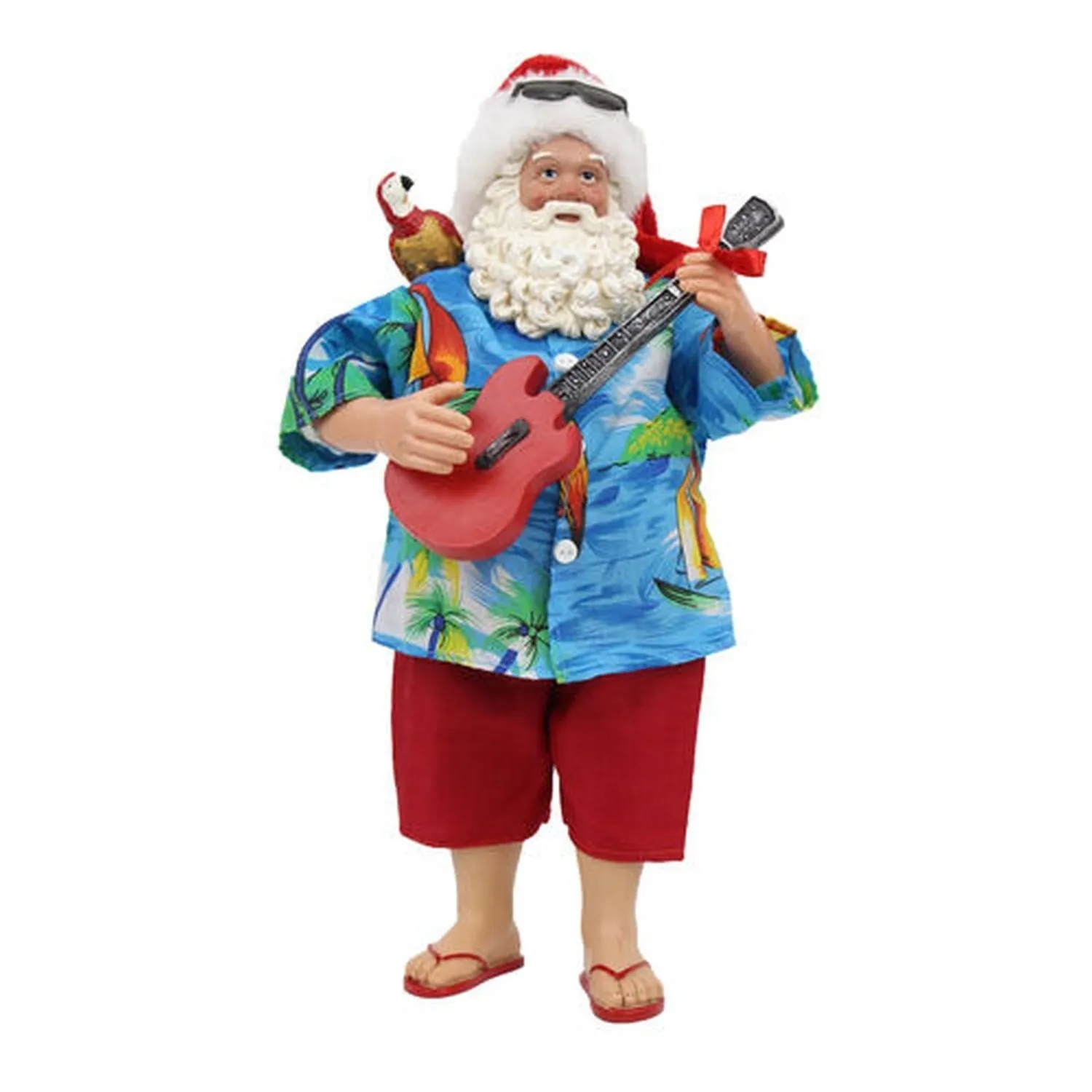 December Diamonds Tropical Ornaments Tropical Santa With Guitar