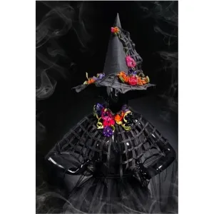 December Diamonds Witchery Bright Color Cape And Hat