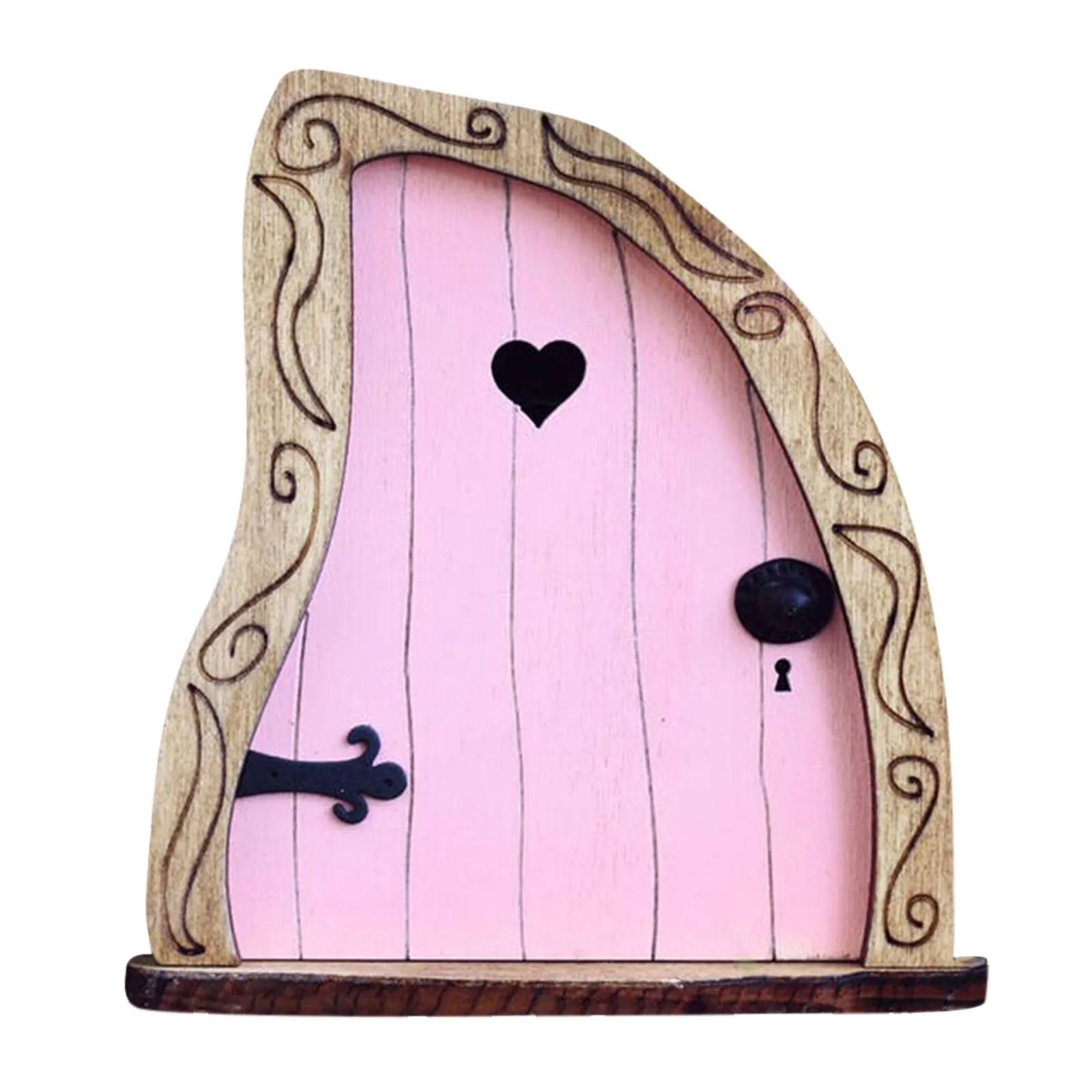 Elf Fairy Tale Door Wooden Three-dimensional Home Decor Ornaments