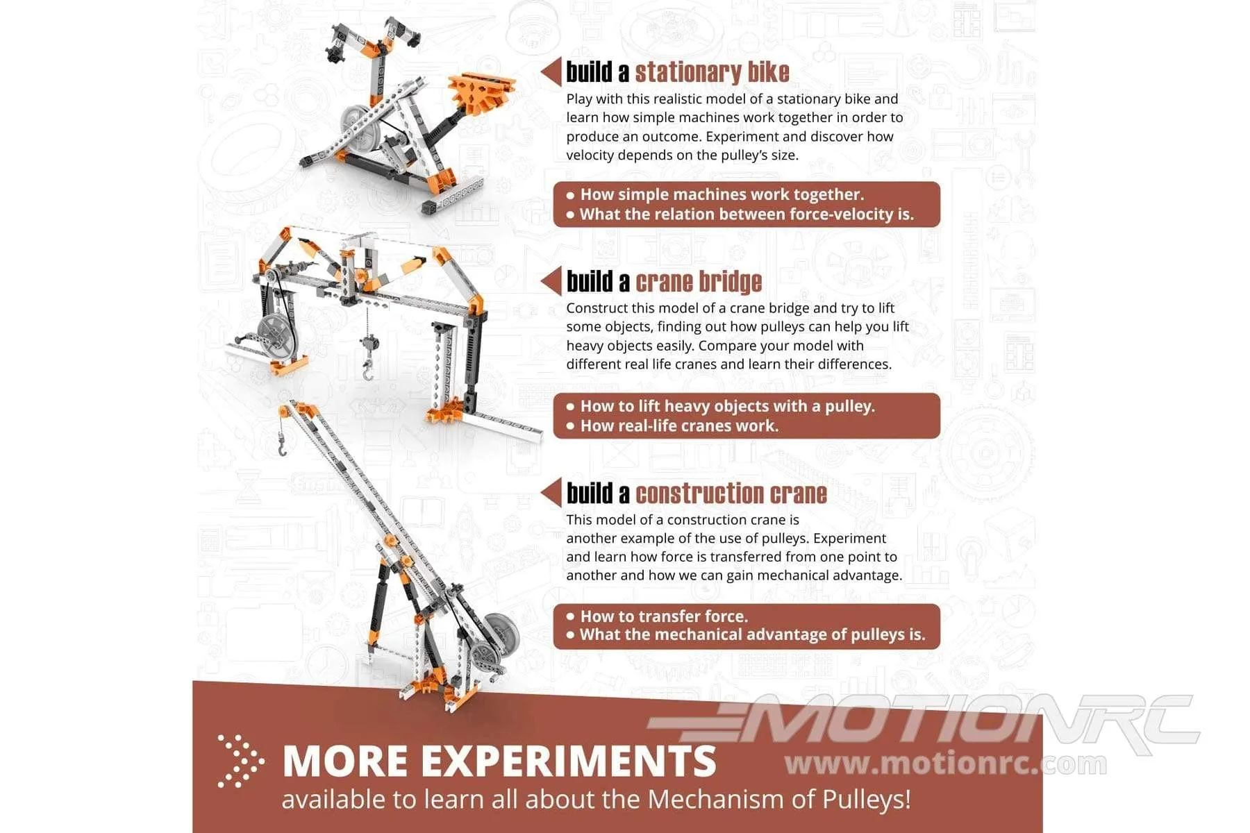 Engino STEM Mechanics - Pulley Drives