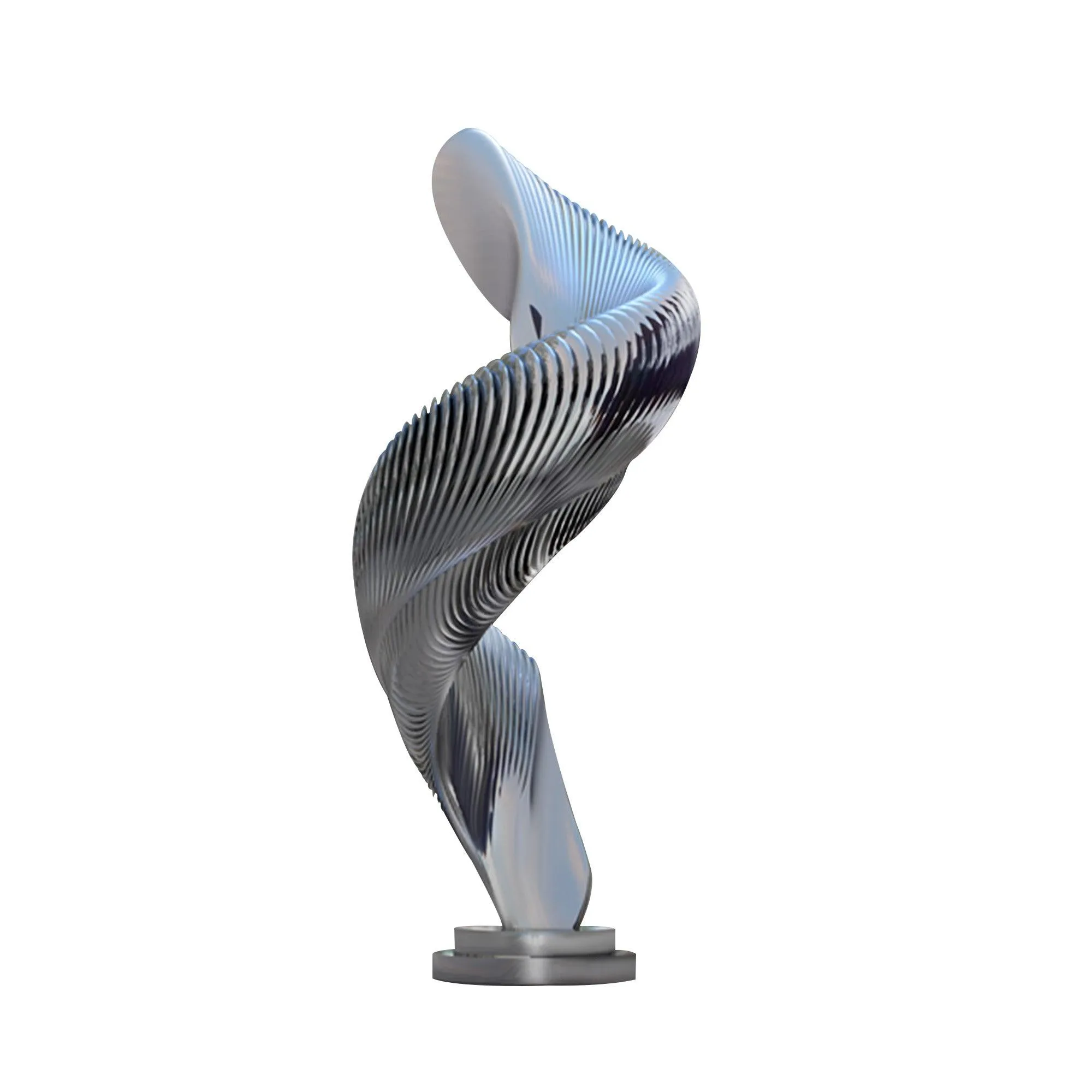 FINEST Outdoor Modern Twisting Abstract Metal Sculpture FS-043