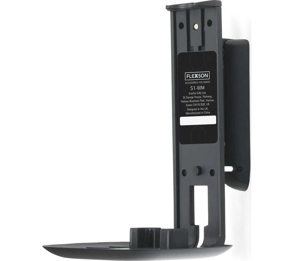 Flexson FLXS1WM1021 Sonos One Wall Mount Tilt Speaker Bracket - Black