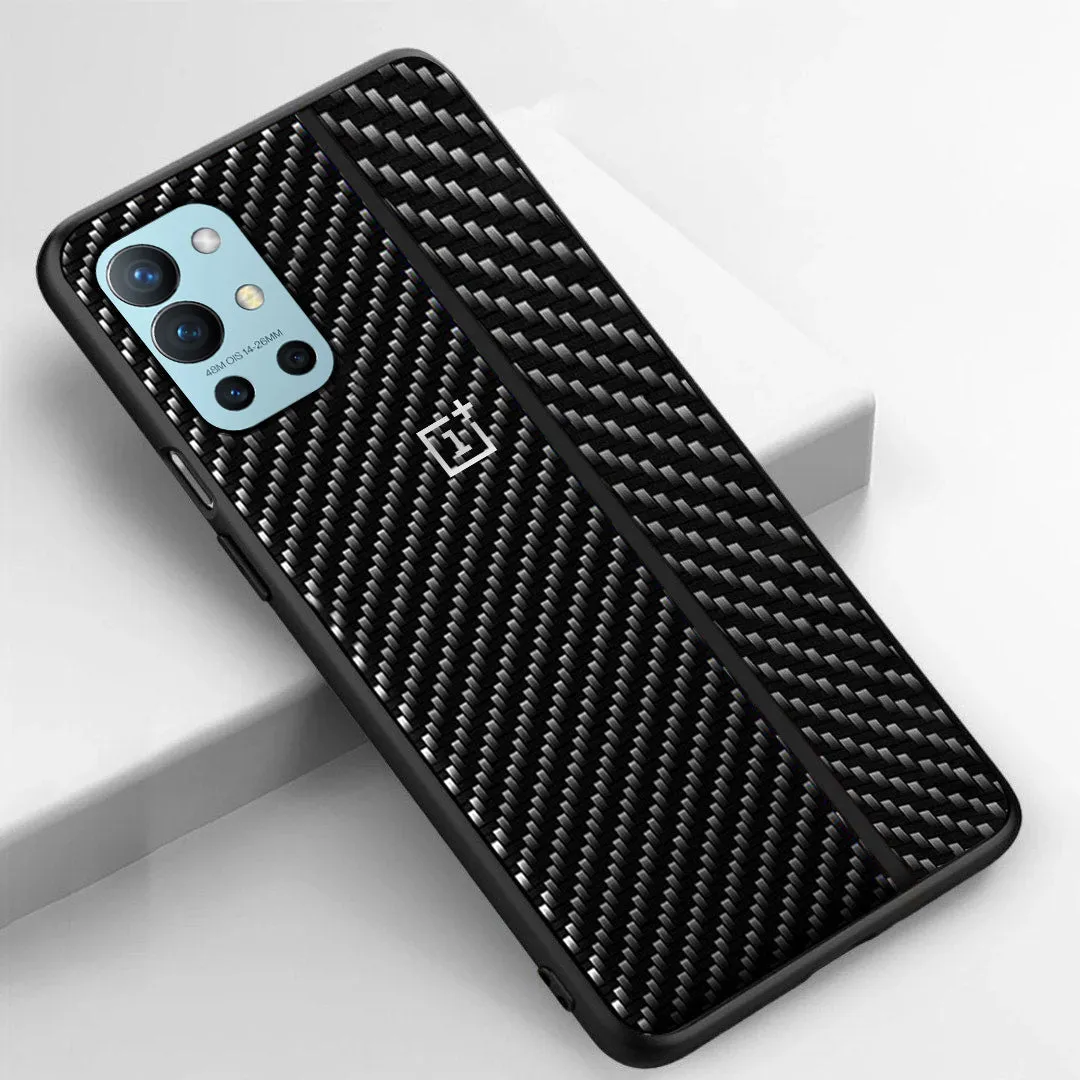 Frosted Carbon Fiber PU Leather Protective Case - OnePlus