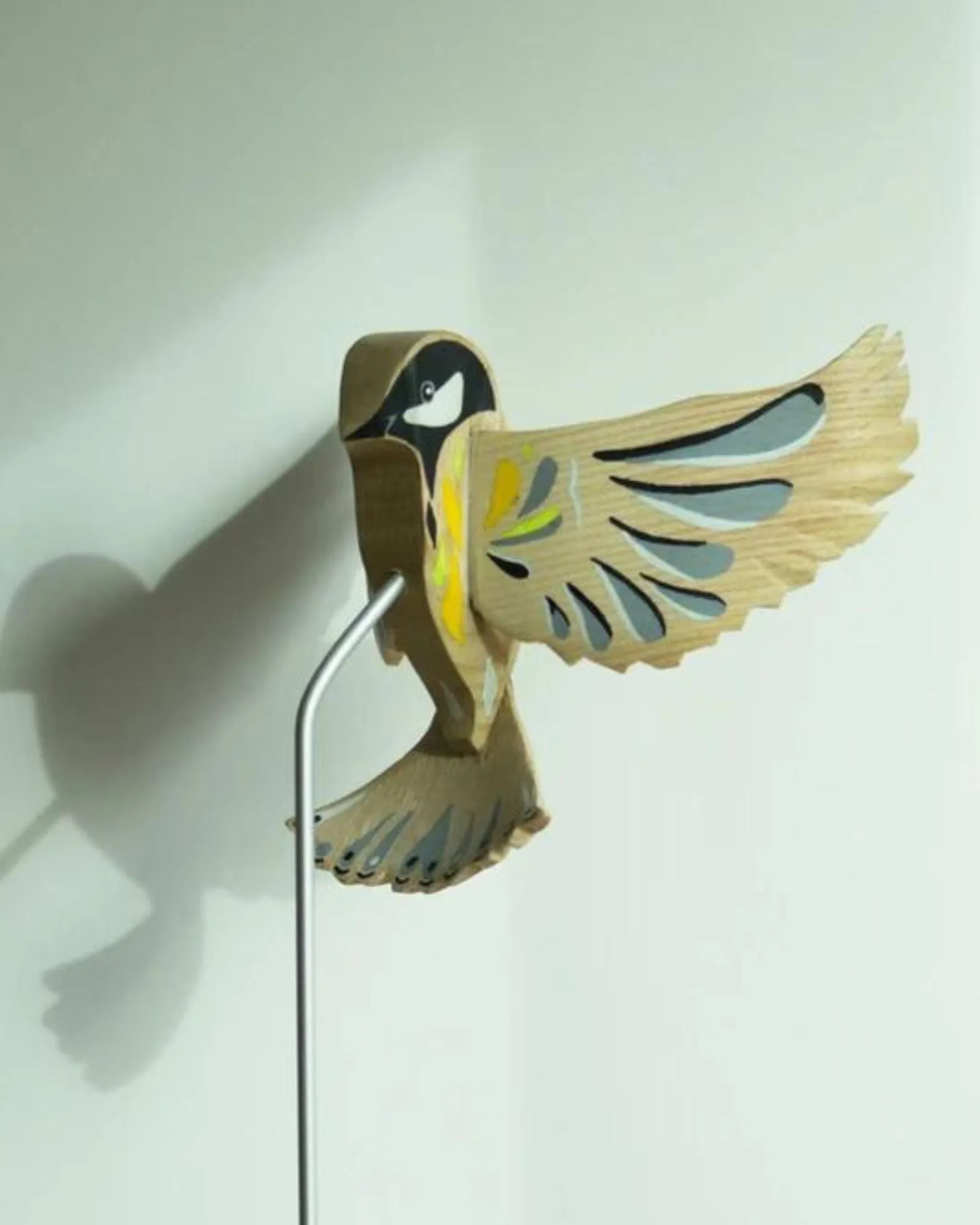 Great Tit Bird Sculpture | Multicolour