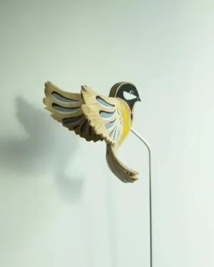 Great Tit Bird Sculpture | Multicolour