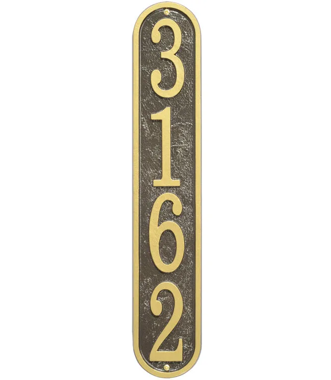 House Address Plaque - Vertical - Fast and Easy