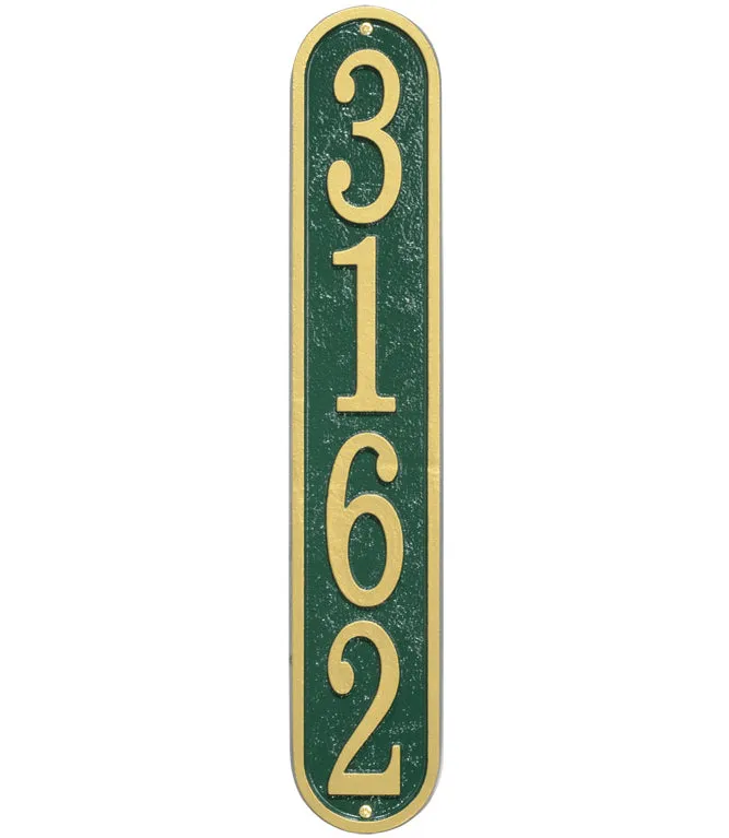 House Address Plaque - Vertical - Fast and Easy