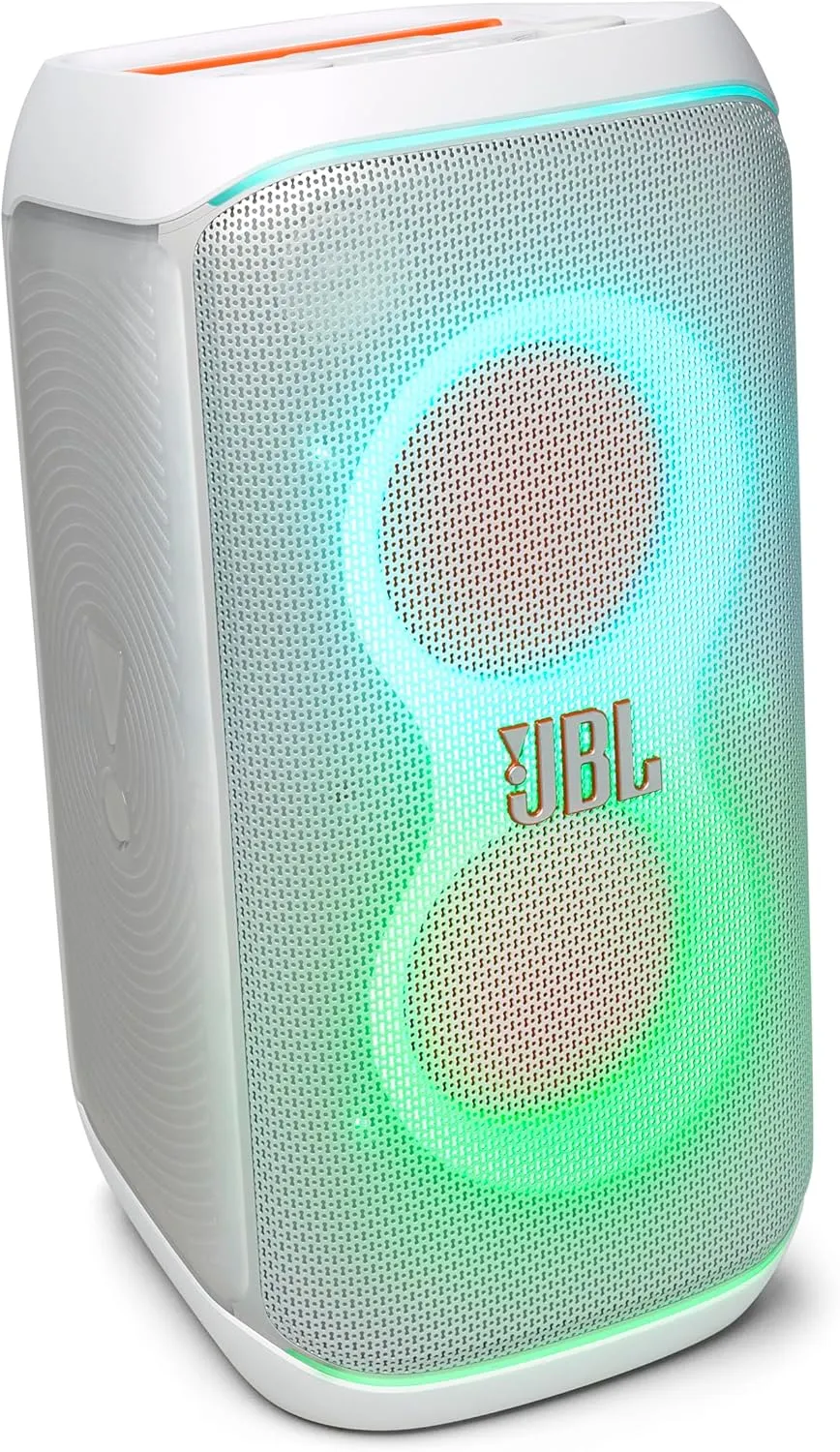 JBL PartyBox Club 120 Portable Party Speaker (White)