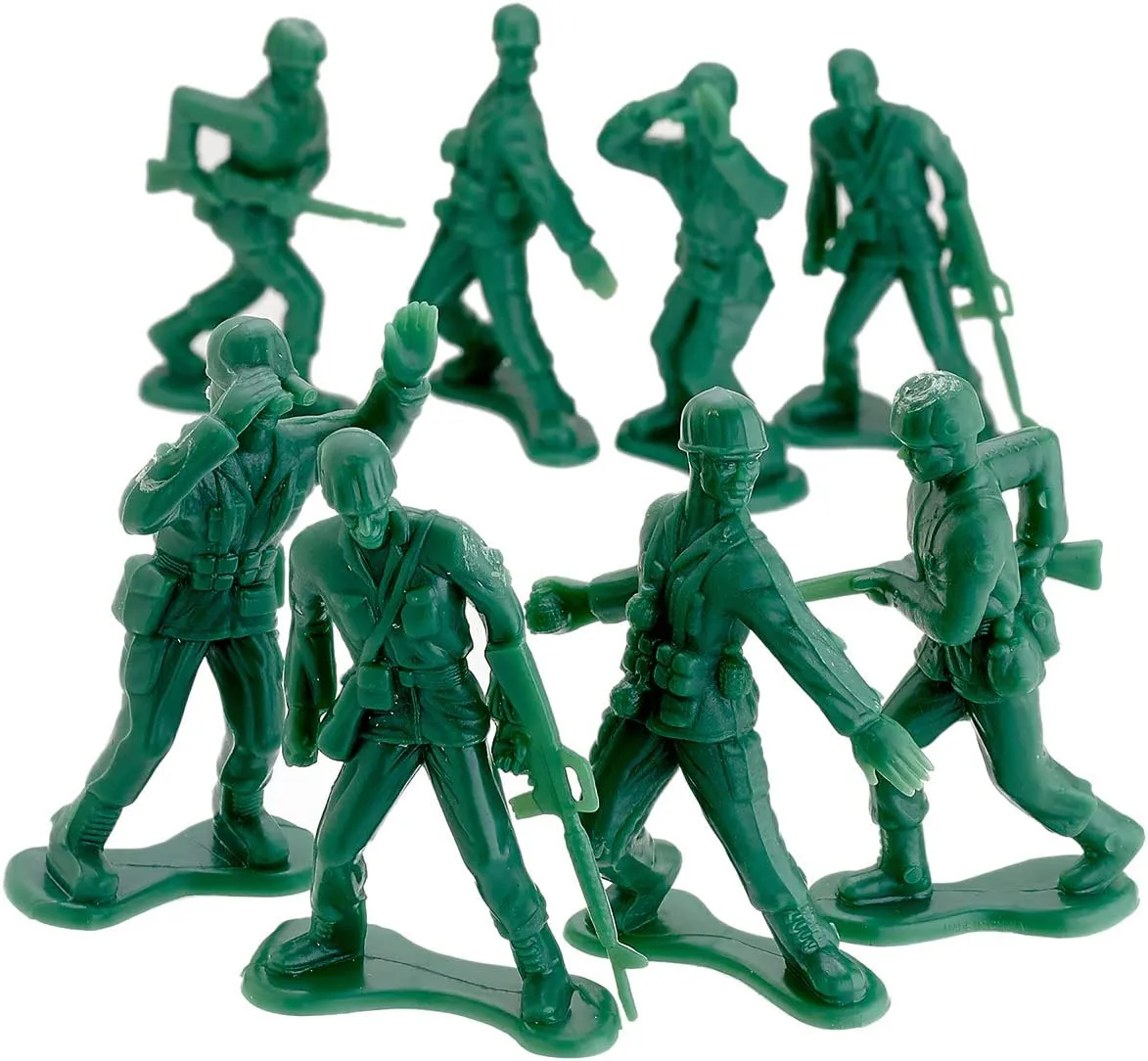 Kicko 4 Inch, Large Army Figures - 8 Pieces - Party Needs - Party Favors - Ideas