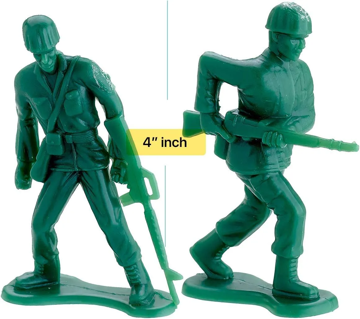 Kicko 4 Inch, Large Army Figures - 8 Pieces - Party Needs - Party Favors - Ideas