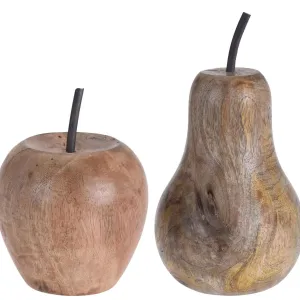 Koopman Decorative Wooden Fruit (Choice of 2)