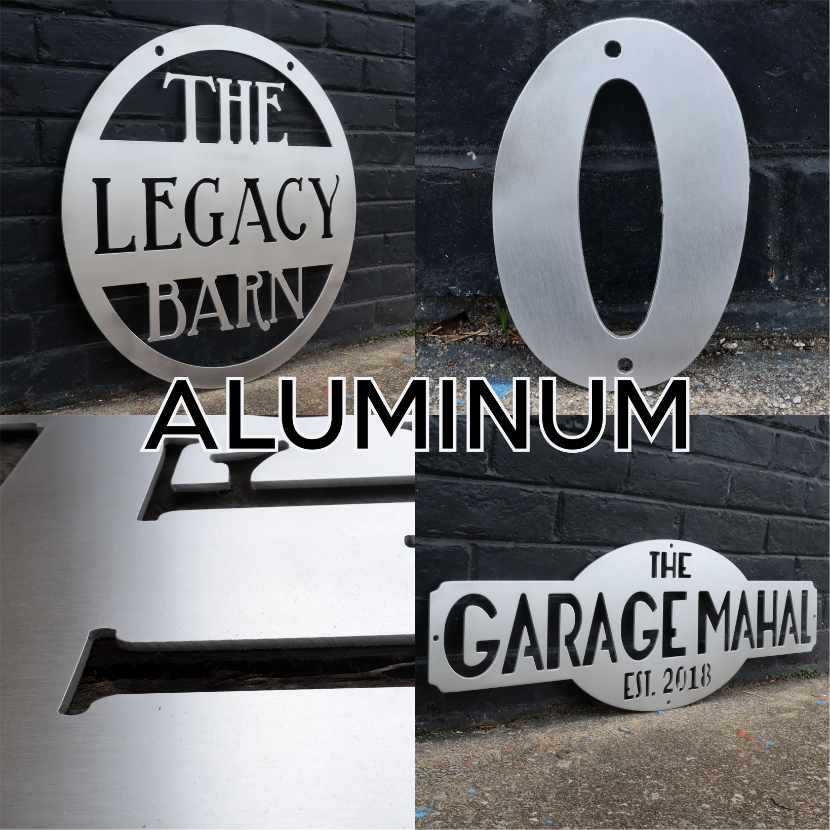 Large Cattle Brand - Personalized Metal Signs, Farmhouse Signs, Garage Signs