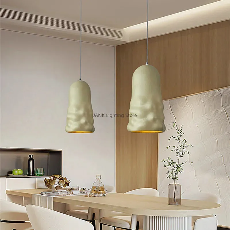 Mansion Creamy Wind Pendant Lamps for Dining Room and Bedroom