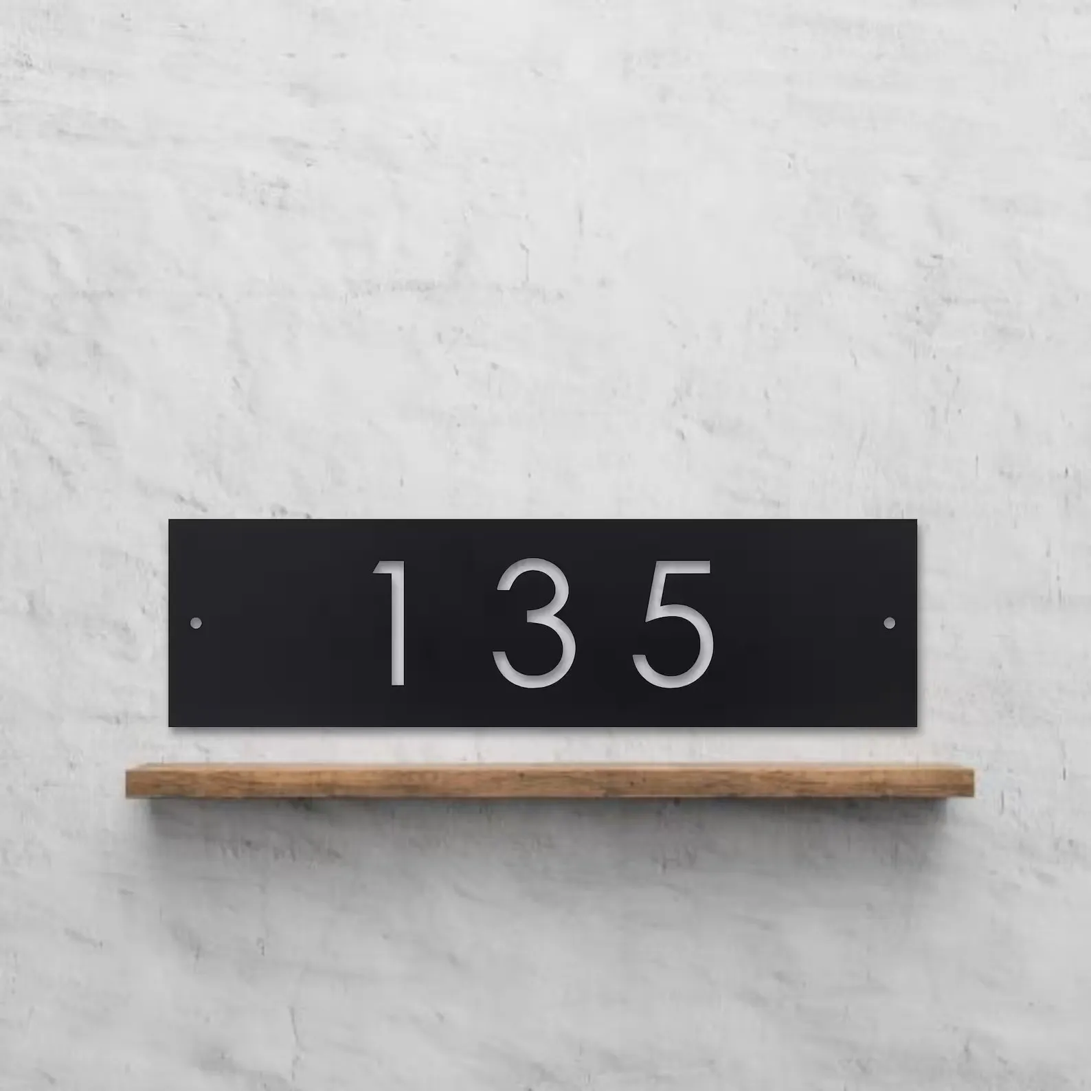 Modern Address Sign - Mid Century Modern House Numbers - Metal Address Sign for House - Metal Address Sign - House Numbers Sign