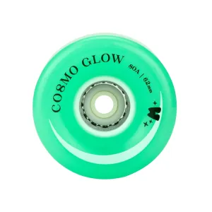 Moxi Cosmo Glow Roller Skate Wheels 62mm - Galaxy Green (4 Pack)