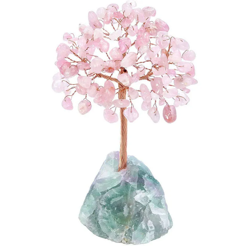 Natural Crystal Tree Fluorite Base Ornaments