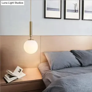 Nordic Brass Aluminum Modern Pendant Light Loft Hanging Lamps Bedside Hanging Lamp Kitchen Suspension Pendant Lamps