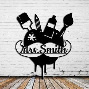 Personalized BBQ Kitchen Signs - Custom BBQ Kitchen Wall Art - Vintage Signs - Metal BBQ Kitchen Signs