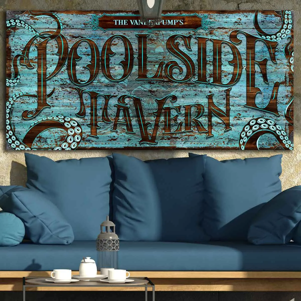 Pool Signs - Patina Poolside Tavern Sign